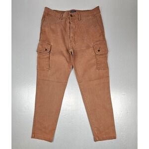 Levis Strauss Pants Mens 34x32 Slim Tapered Cargo Rust Casual‎ Utility 479360001